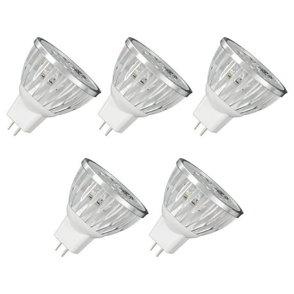 5X 4W Dimmable MR16 LED Bulb/3200K Warm White LED Spotlight/50 Watt Equivalent Bi Pin GU5.3 Base/330 Lumen
