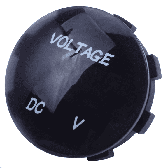 5X 5V-25V DC Voltmeter LED Digital Display Panel Mounted Round Waterproof Car Motorcycle Car