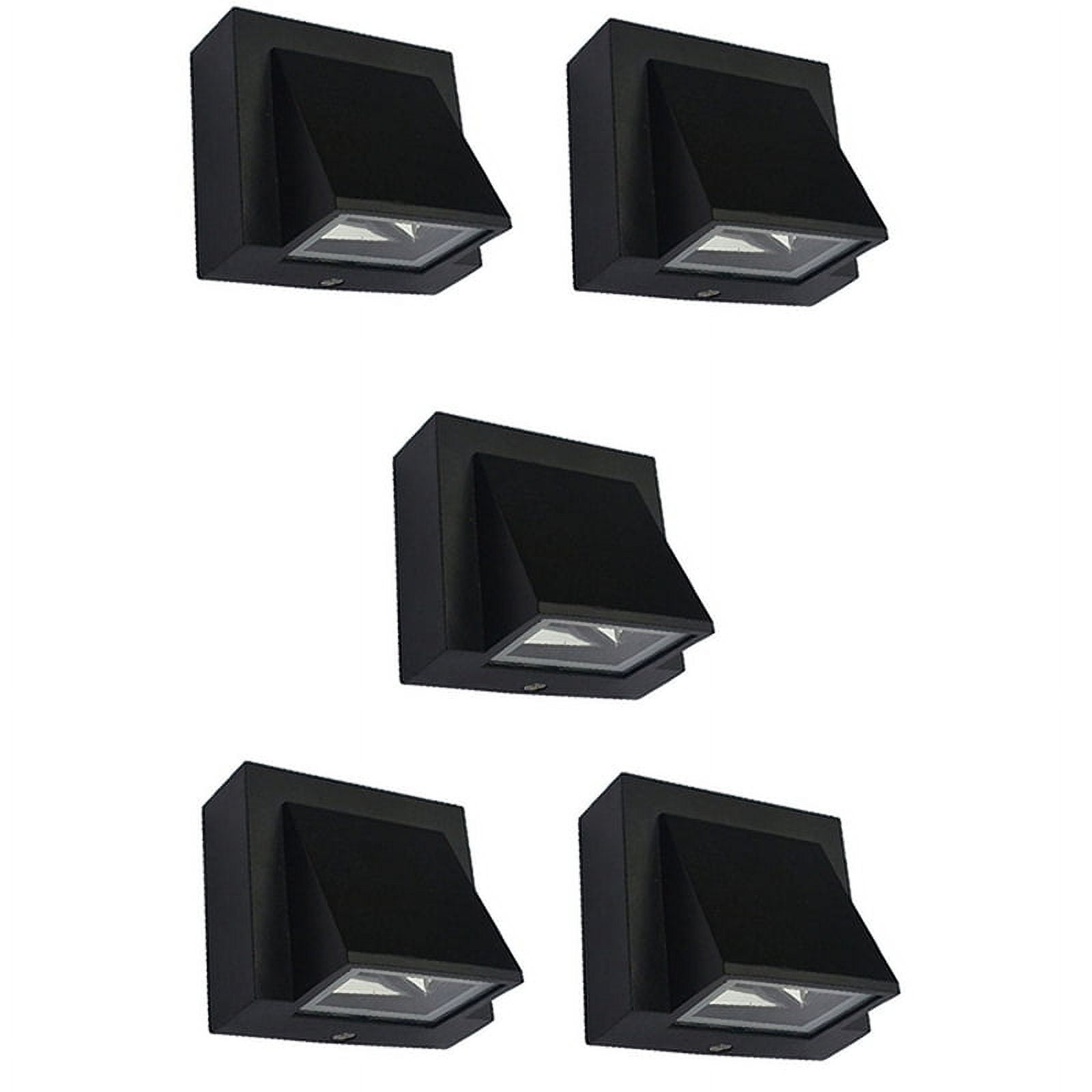 5X 5W Modern LED Wall Light Outdoor Waterproof Wall Lamp Perfect for Corridor Courtyard Gate Terrace Balcony Garden