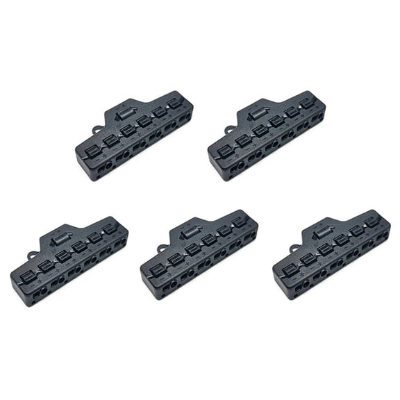 5X 6Ports Quick Connect Out Line Splitter Quick Splitter Out Line Splitter Lighting LED Strip Model Lghts Railway Layout
