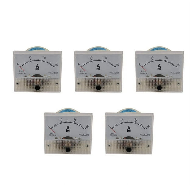 5X 85C1A Dc Analog Meter Panel Meter Gauge 30A Amp Gauge Current