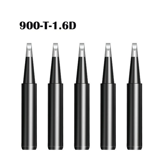 5X 900M-T Copper Replacement Bevel Style Iron Tip Lead-free For Hakko 936