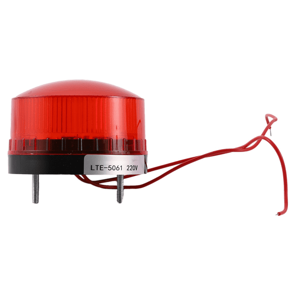 5X AC 220V Industrial LED Flash Strobe Light Accident Warning Lamp Red LTE-5061 de