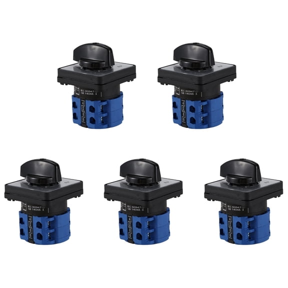 5X AC 440V 240V on/OFF/on Universal Change over Rotary Cam Switch