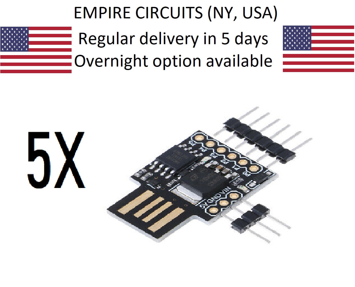 5X ATTINY85 Digispark Arduino General Micro USB 2.0 Development Board ...