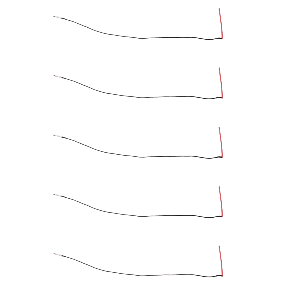 5X Acoustic Guitar Saddle Piezo Bridge Red Pickup Stick for Acoustic