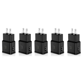 5X Adaptive Fast Charging Wall Plug Charger For Samsung iPhone Galaxy S20 Note MOTO