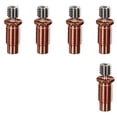 thumbnail image 1 of 5X All-Metal Bi-Metal V6-TCrazy Heatbreak Titanium & Copper 3D Printer Nozzle Bimetal Throat for 1.75mm V6 Hotend Heater,5 * V6-TCrazy Heat Break,as shown, 1 of 8