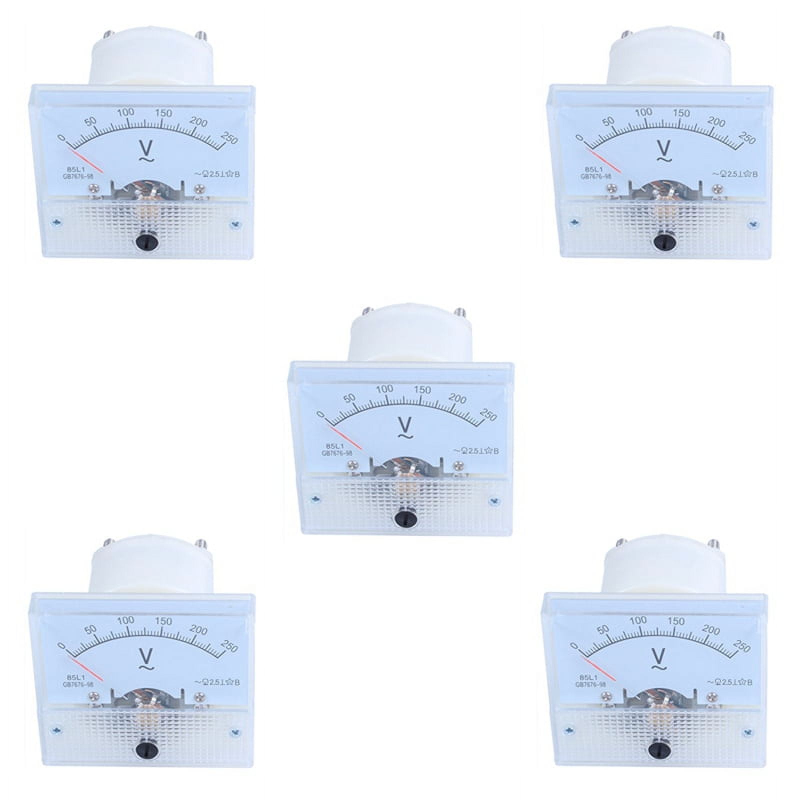 5X Analog 85L1 AC 250 V Panel Meter Voltmeter Measuring Device ...