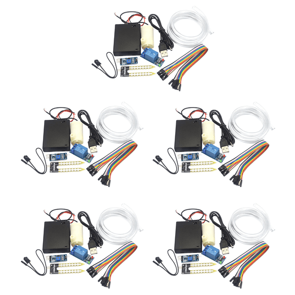 5X Automatic Irrigation Module DIY Kit Automatic Watering Module Soil Moisture Detection Automatic Water Pumping