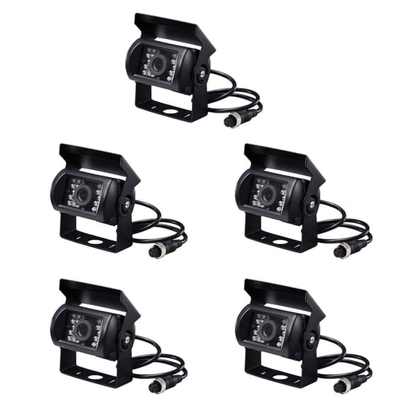 5X Aviation Head Car Rear View Monitor Upgrade 700Tvl Ccd 18 Ir Leds Reversing Camera 12/24V for Truck Caravan Bus
