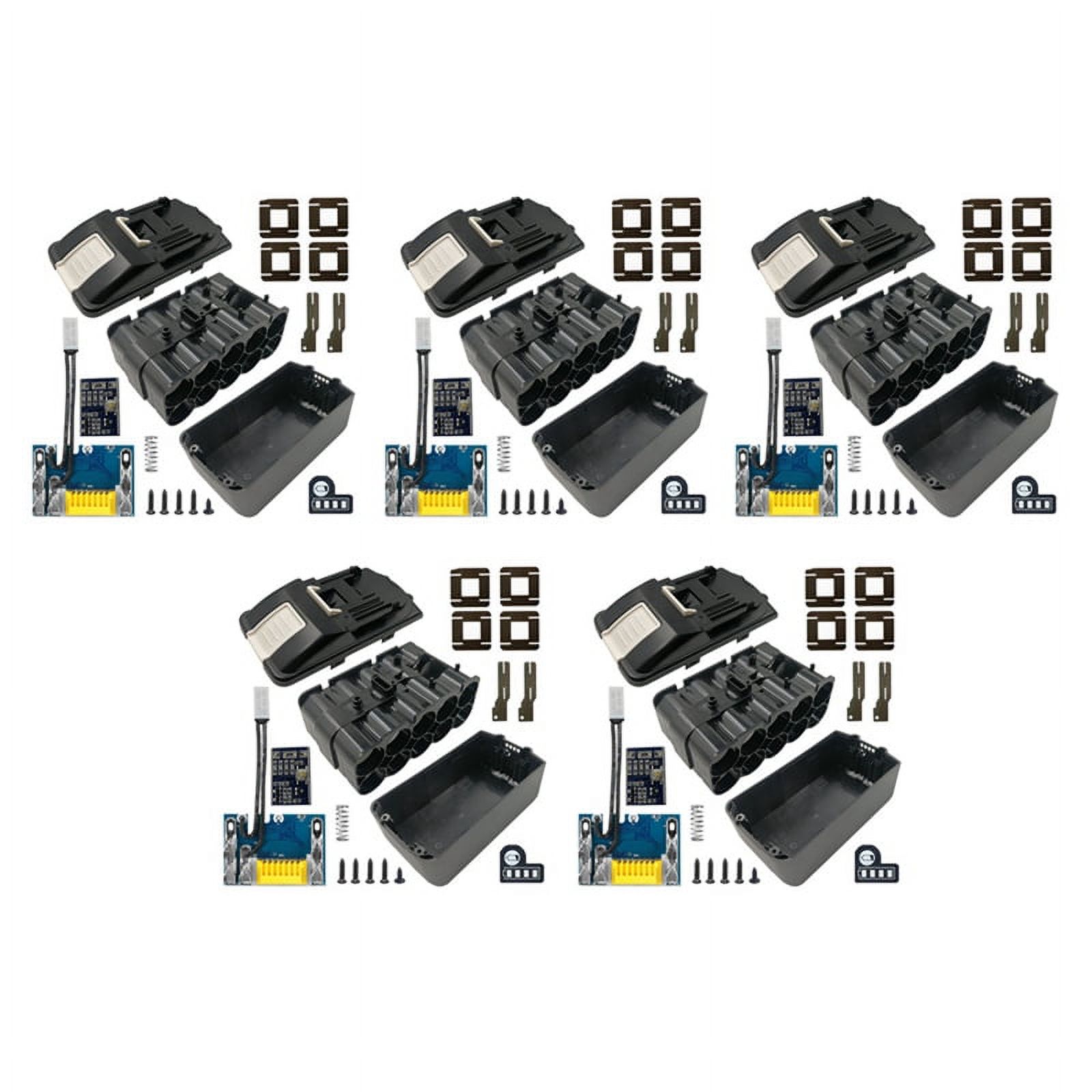 5X BL1830 10 x 21700 Battery Case PCB Charging Protection Circuit Board ...