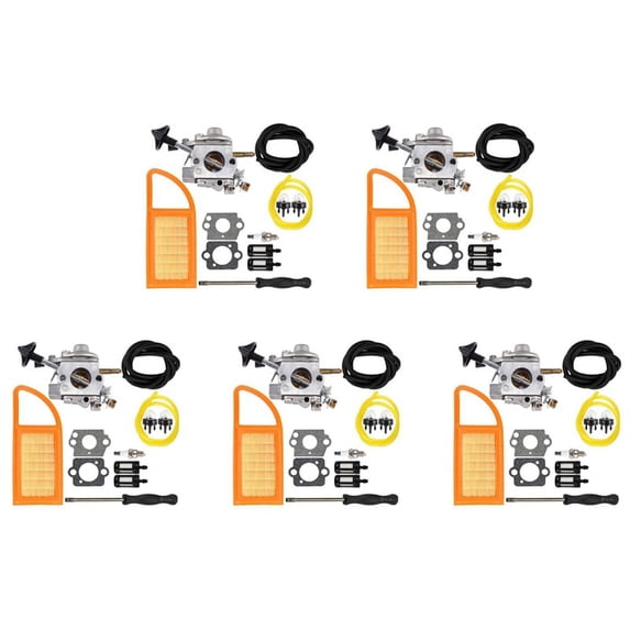 5X BR 600 Carburetor Filter Fuel Repower Kit for BR500 BR550 BR600 Backpack Blower Leaf Blower Parts