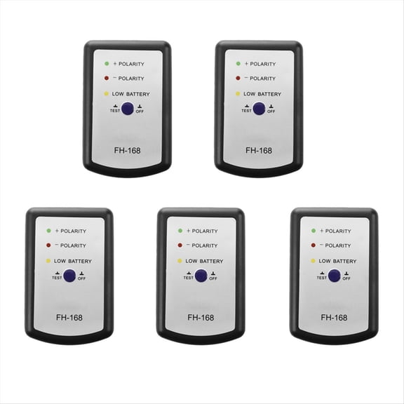 5X Black Speaker Polarity Tester PH Phase Meter/Phasemeter for Auto Car,5 x PH Phase Meter,Black