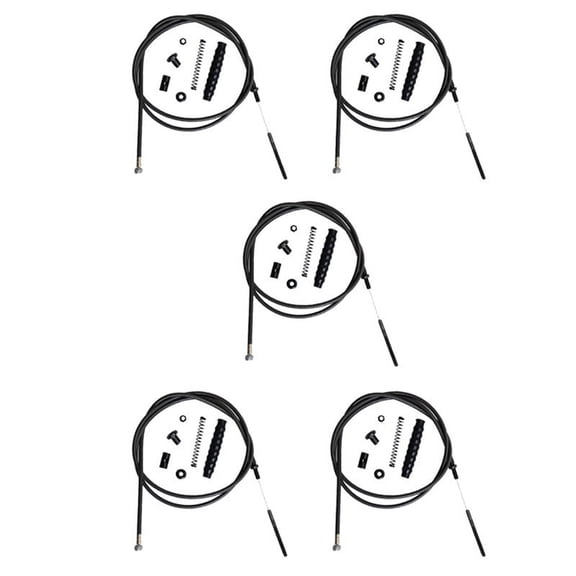 5X Brake Cable Line for MAX G30 KickScooter G30D Electric Scooter Front Wheel Brake Assembly Accessories,5 x Brake cable line,black