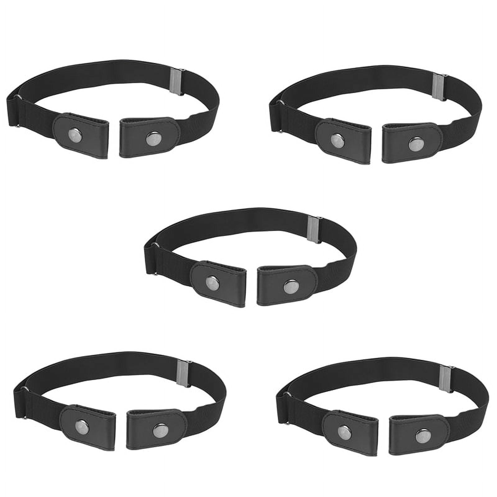 5X Buckle Free Elastic Belt for Pants Dresses No Buckle Stretch Waist