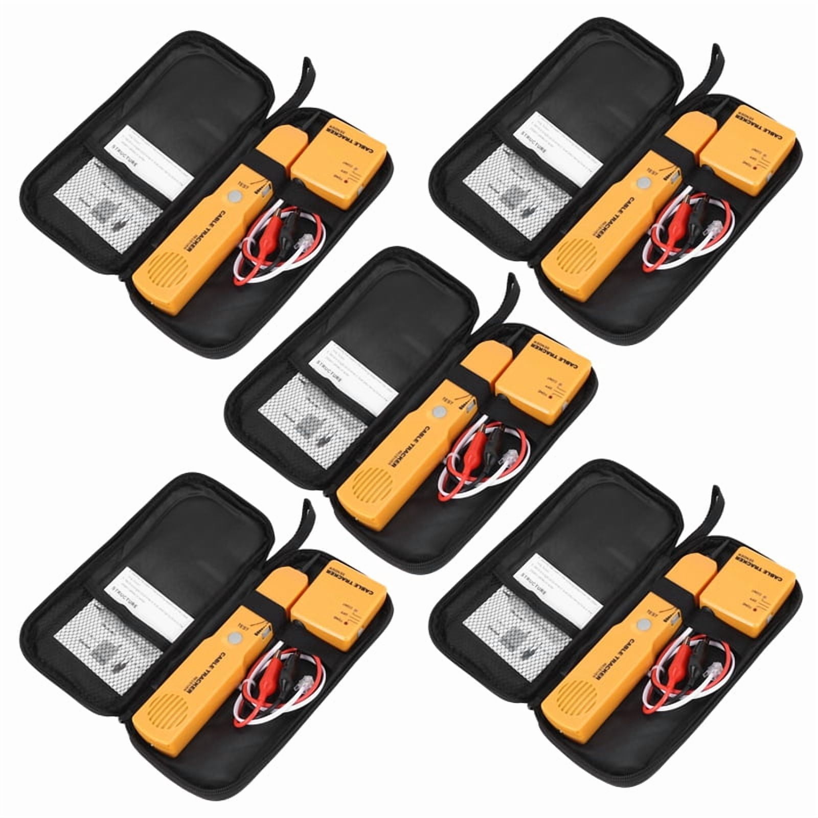 5X Cable Finder Tone Generator Probe Tracker Wire Network Tester Kit ...
