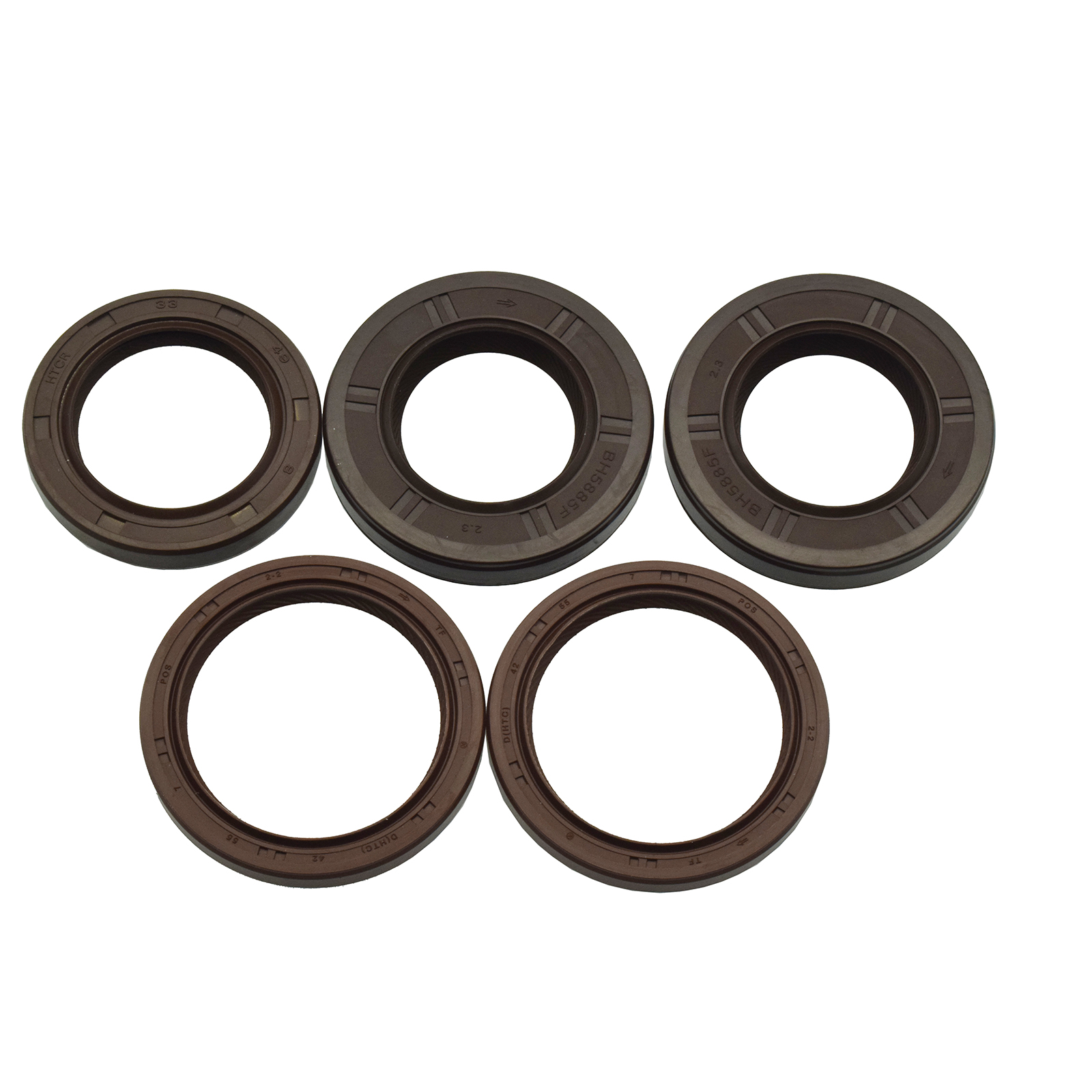 5X Cam&Crank Oil Seals Kit 806733030 For Subaru TURBO Impreza WRX STi