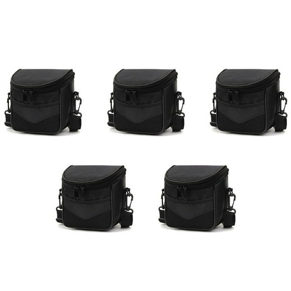 5X Camera Case Camera Bag for M200 M100 M50 M10 M6 M5 SX540 SX530 SX520 SX510 SX500 SX430 SX420 SX410,5 x Camera Bag,Black