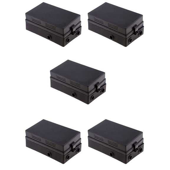 5X Car Blade Fuse Holder Relay Socket Black Box 18 Way Blade Fuse Holder Car Automotive Insurance for Automotive Marine