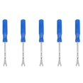 thumbnail image 1 of 5X Car Door Interior Trim Clip Panel Upholstery Fastener Clip Remover Tool Screwdriver Nail Puller 4 Inch Blue, 1 of 8