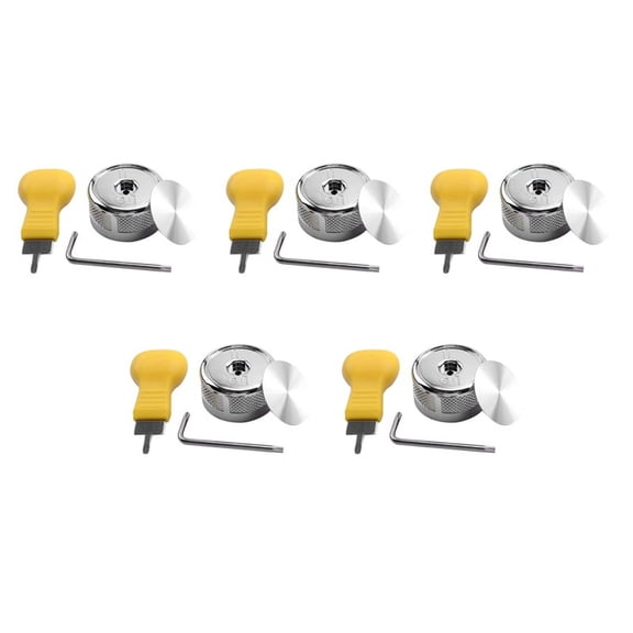 5X Car Gear Shift Selector Knob Upgrade Chrome Fit for Autobiography Style Range L405 2017 2018 2019