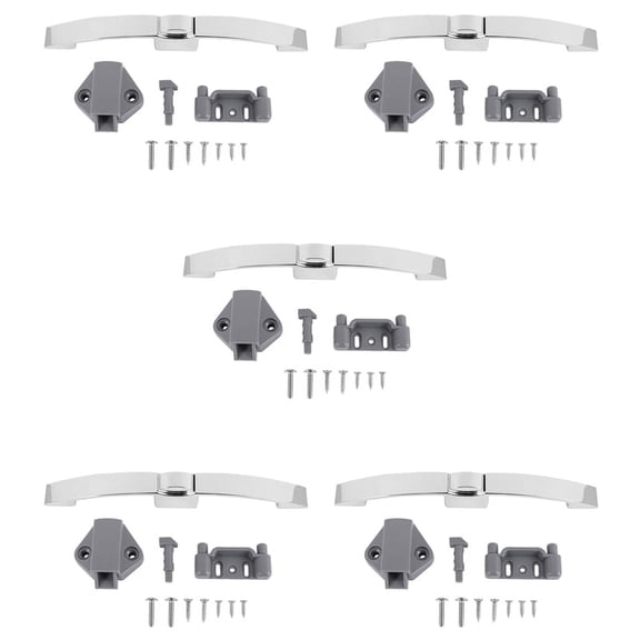 5X Car Push Lock RV Caravan Boat Cabinet Locks Handle Home Drawer Latch Button Locks Furniture Door Lock E