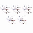 thumbnail image 1 of 5X Ceiling Fan Switch Kit 3 Speed 4 Wire, Zipper Speed Control Switch, ZE-208S Pull Wire Switch with Rope Bronze,5 x ZE-208S ceiling fan switch,Bronze & White, 1 of 7