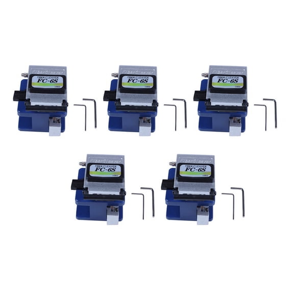 5X Cold Contact Dedicated Metal Fiber Cleaver -6S Cutting Knife FTTH Optic Cable Cutter Knife Fiber Cleaver Tool