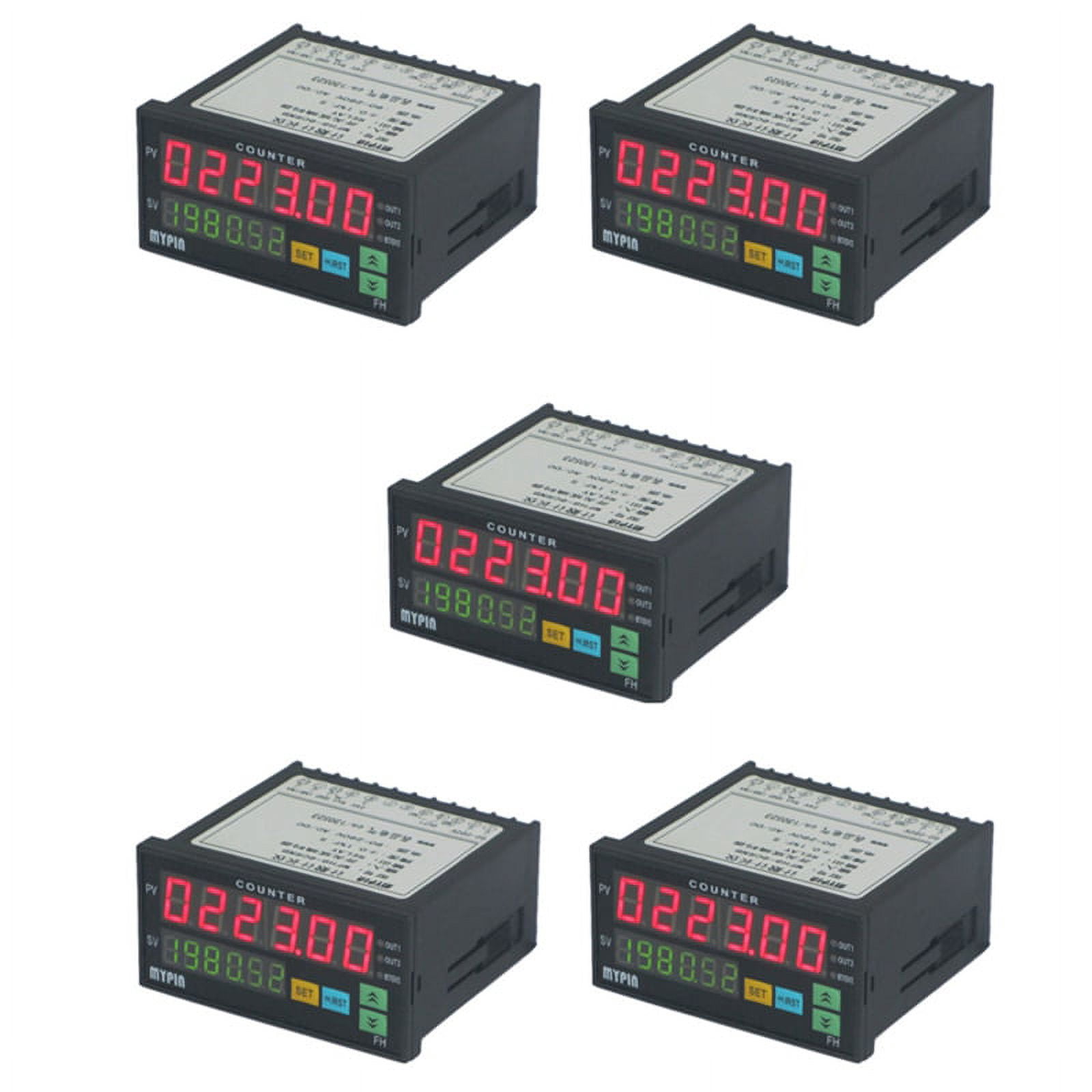 Count Meter For Rockets 5X Counter Mini Length Batch Meter 1 Preset Relay Output Count Meter ...