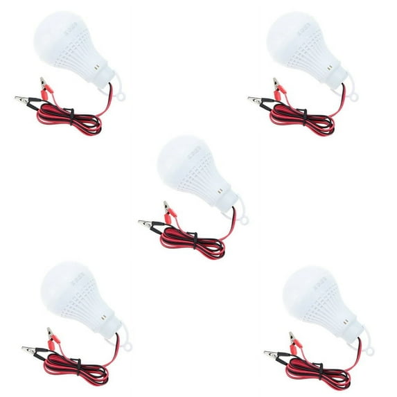 5X DC 12V 7W LED Bulb General Light Bulb Type Home / Camp / Hiking / Emergency / Outdoor