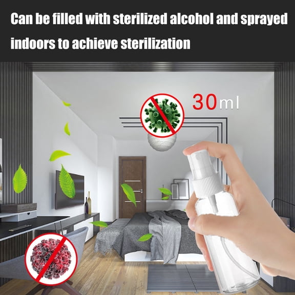 5X Disinfectant Spray Bottle Portable Bottle Disinfection Liquid Spray Bottle Spray Pot Portable Bottle 84 Empty Bottle 30Ml Home Textile Storage