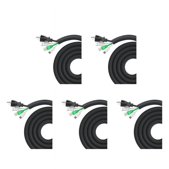 5X Dog and Cat Cord Protector 10ft ,Cable Sleeve for Easy Cord Management, Protects Cables From Pets Chewing 1/2inch