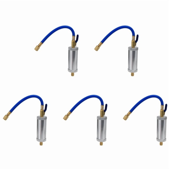 5X Dye Injector Air Conditioning Car Oil Injection R12 R134A R22 Dye Injection 2 Ounce Blue