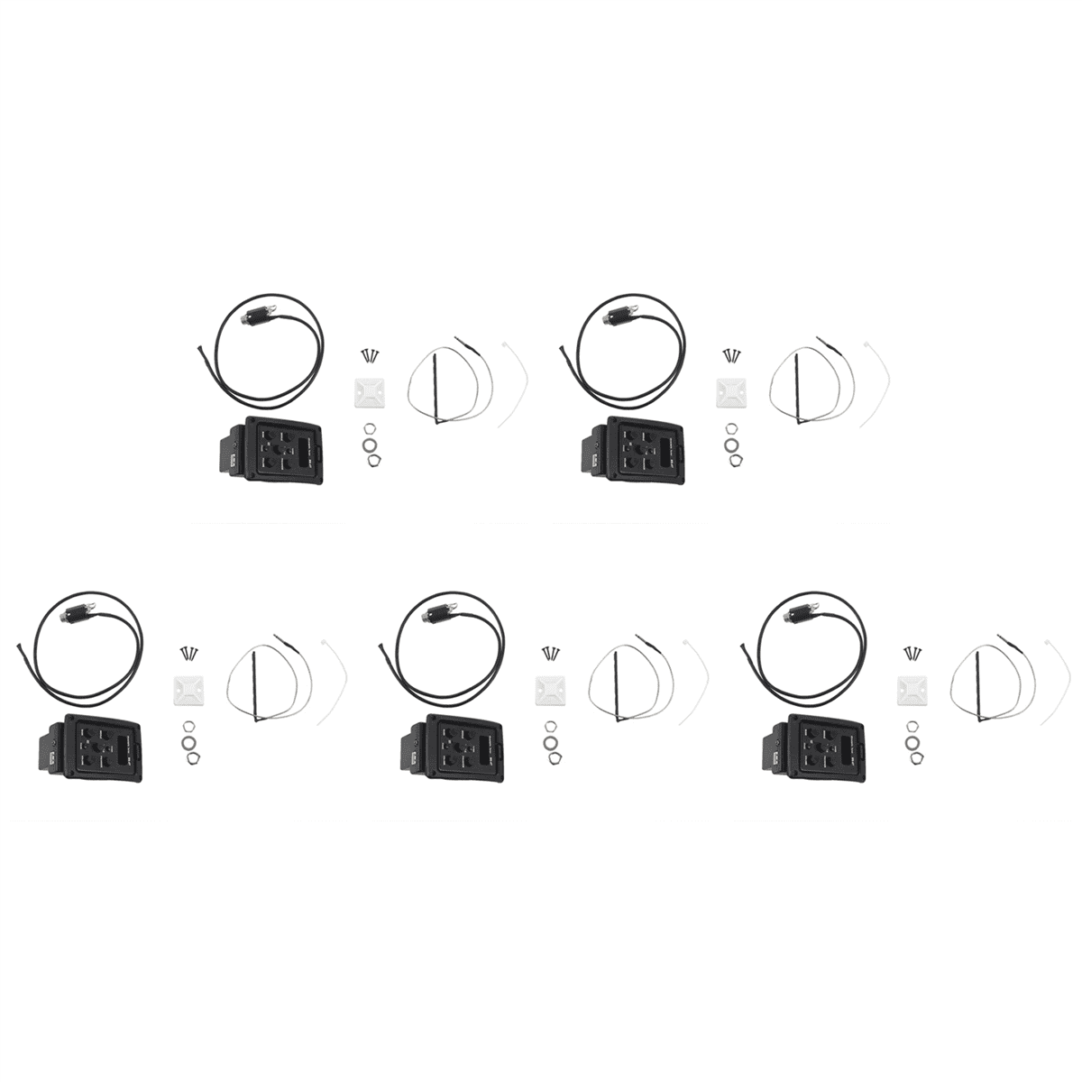5X EQ-4T 4 Band Pickup EQ Preamp with Tuner for Acoustic Guitar with LCD Tuner and Volume Control