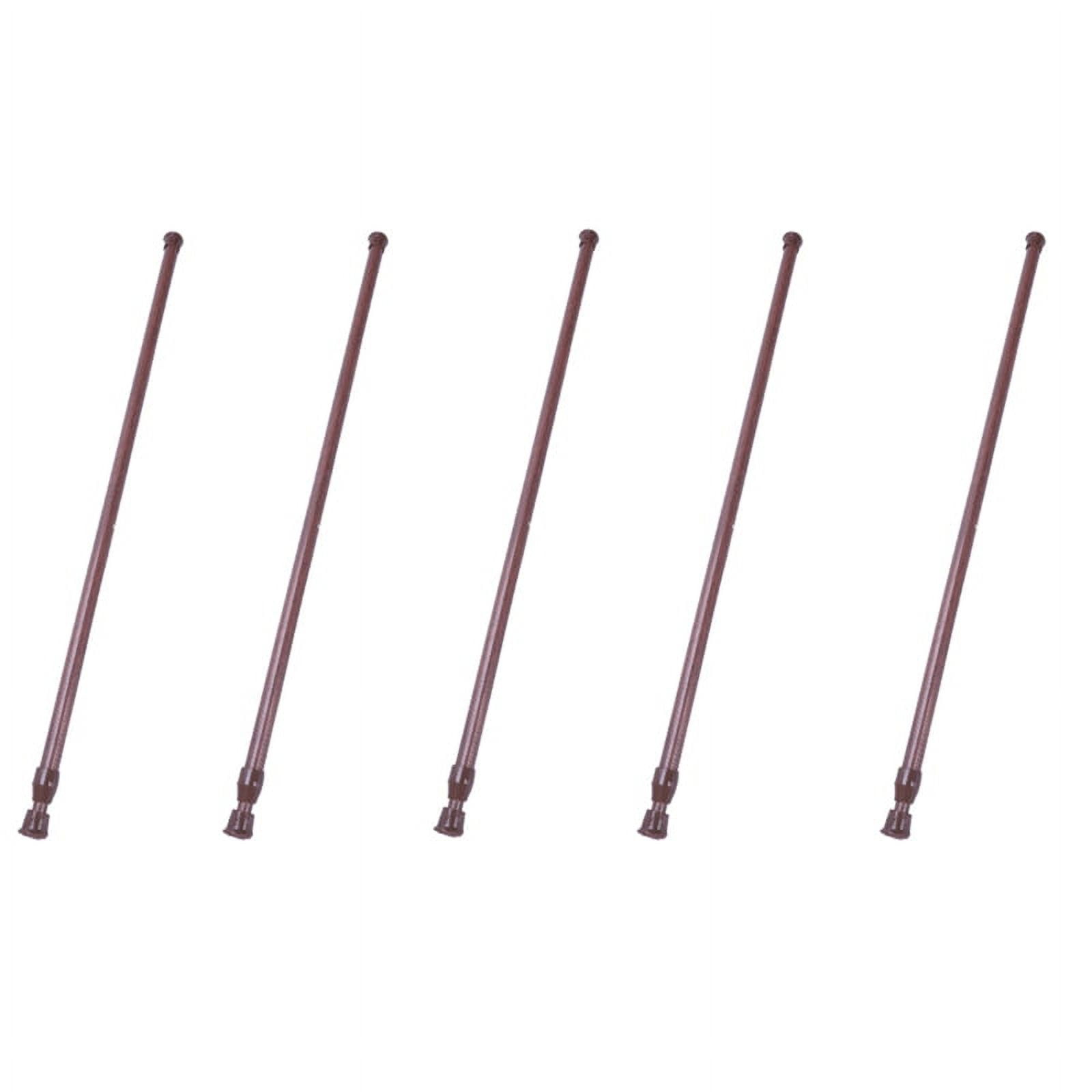 5X Extendable Telescopic Spring Loaded Net Voile Tension Curtain Rail