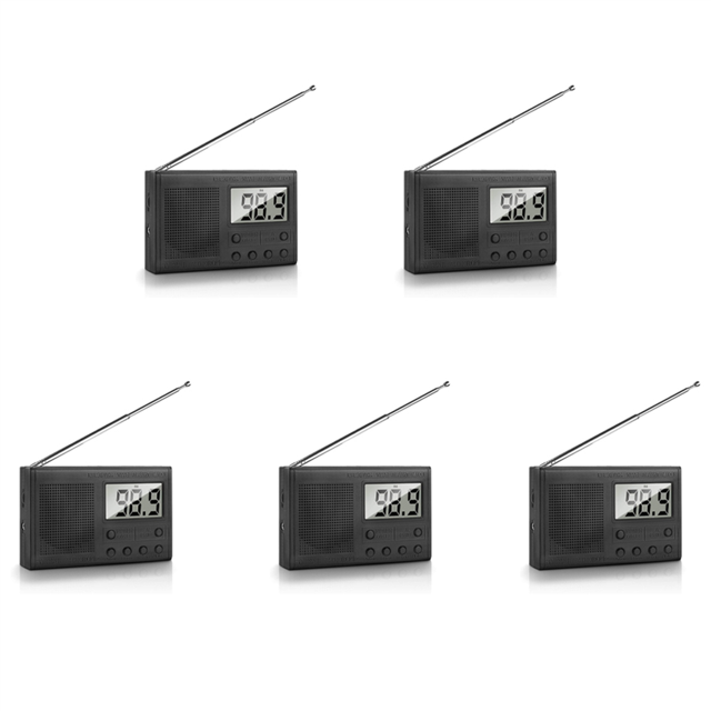 5X FM Digital Radio Kit DIY FM 87108MHz Adjustable Wireless Receiver