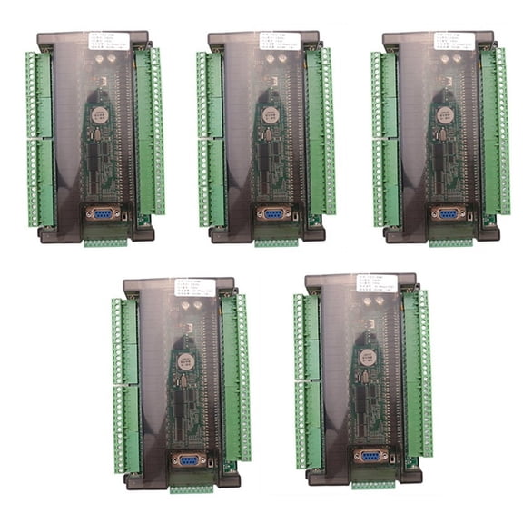 5X FX3U 48MR RS485 RTC (Real Time Clock) 24 Input 24 Relay Output 6 Analog Input 2 Analog Output Plc Controller,5 * plc industrial control board,green