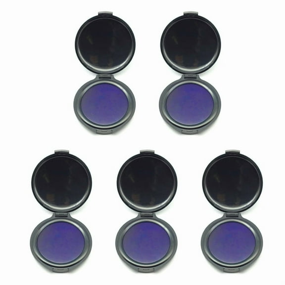 5X Fingerprint Ink Pad No-Wash Quick-Drying Portable Quick-Drying Ink Pad - Blue