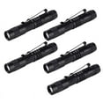 thumbnail image 1 of 5X Flashlight Pen Torch Super Small Mini AAA XPE-R3 LED Lamp Belt Clip Light with, 1 of 4