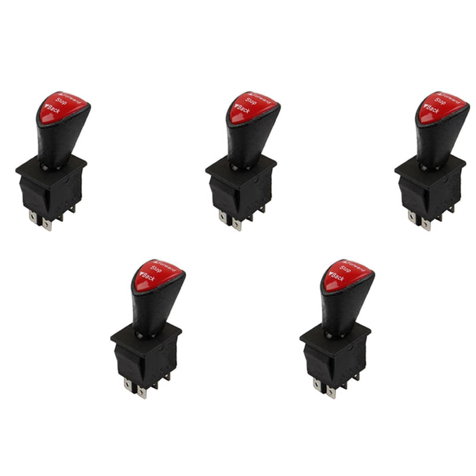 Stop Start Rocker Switch 5X Forward-Stop-Back DPDT 6Pin Latching Slide Rocker Switch KCD4-604-6P ...