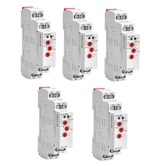 5X GRL8-02 Liquid Control Relay Level Control Relay 10A ACDC24V-240V Wide Range Voltage Water Pump Relay