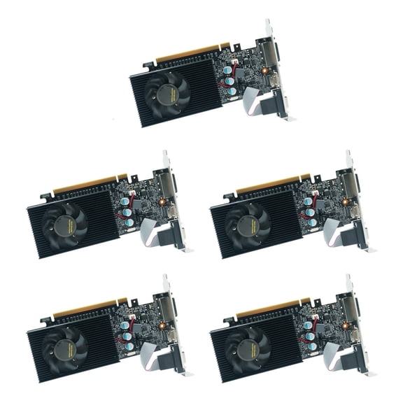 5X GT730 2GB Graphics Card GT730 DDR3 64Bit DDR3 Graphics Cards GT 730 DDR3 Video Card -Compatible