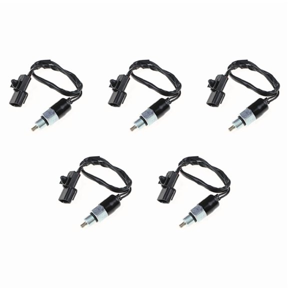 5X Gearshift Backup Lamp Lights Reverse Switch for III Triton L200 Montero Sport ME5 ME581047,5 X reversing light switch,Black