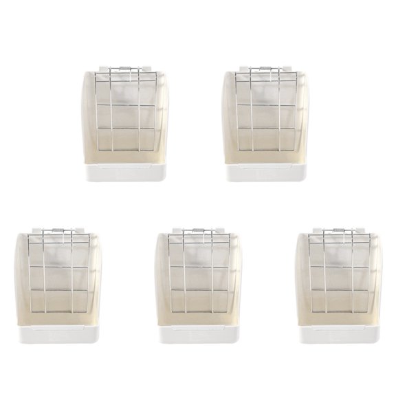 5X Grass Frame Hay Feeder Manger Rack for Guinea Pig Fixed Flip-Up Holder