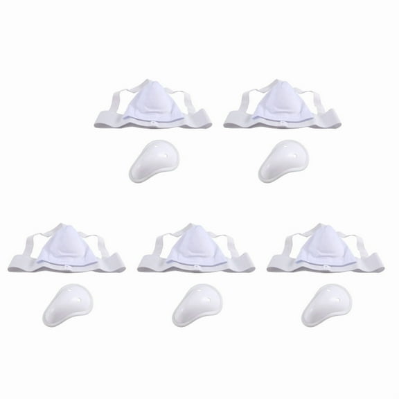 5X Groin Protector Cup Men, Boxing Kickboxing Muay Groin Guard, Ventilated Adjustable, Karate Fighting Training S