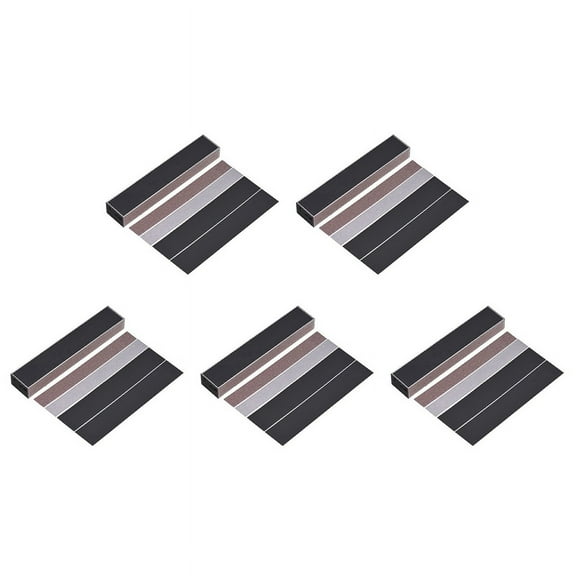 5X Guitar Fret Leveling Files Guitar Leveler Fret Beam Luthier Supply Guitar Tool Kit with 4 Grit Papers 150mm