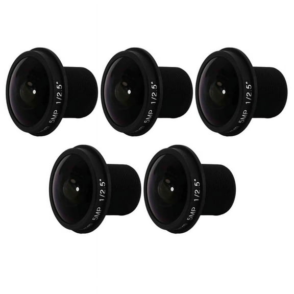 5X HD Fisheye Cctv Lens 5MP 1.8mm M12X0.5 Mount 1/2.5 F2.0 180 Degree for Video Surveillance Camera Cctv Lenses