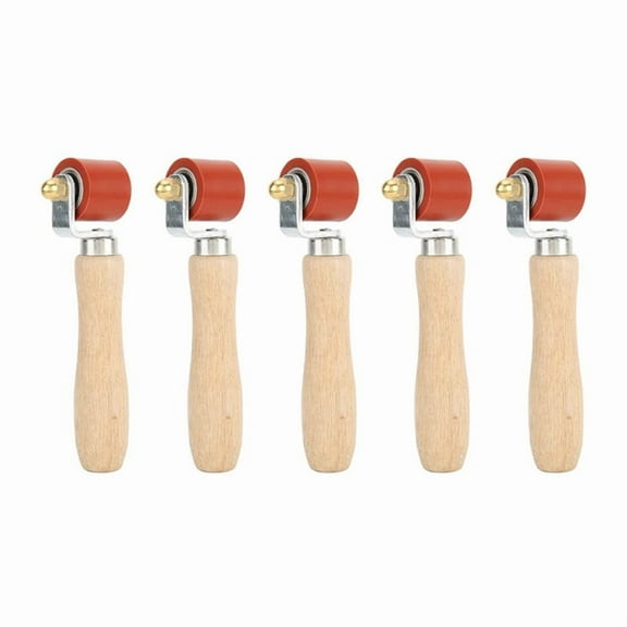 5X Hand Pressure Roller, 28mm Silicone Pressure Roller Rolle for PVC//EPDM Roofing Tools Flooring Tools Welding Tool