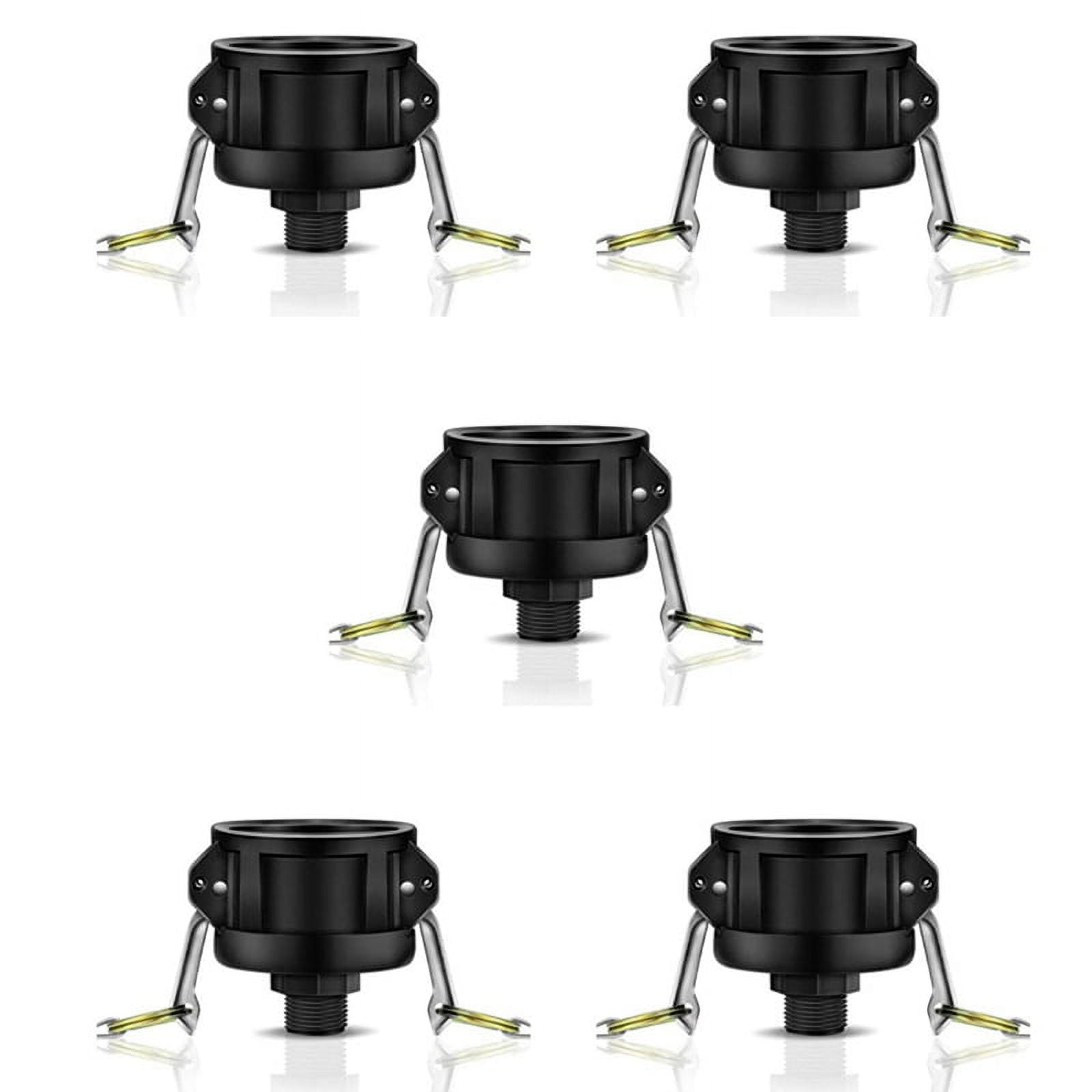 5X IBC Tote Fittings for 275 330 Gallon Tote Tank-2 Inch Cam Lock ...